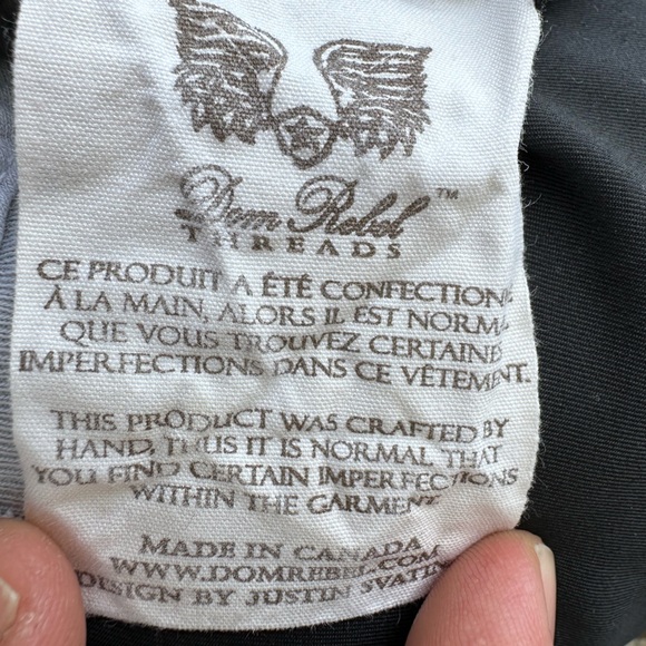 Dom Rebel hand crafted t shirt L - Picture 4 of 8